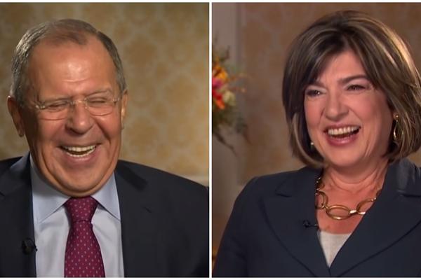 U vašoj predsedničkoj kampanji samo se o pi*kama priča! Lavrov nasmejao Kristijan Amanpur (VIDEO)