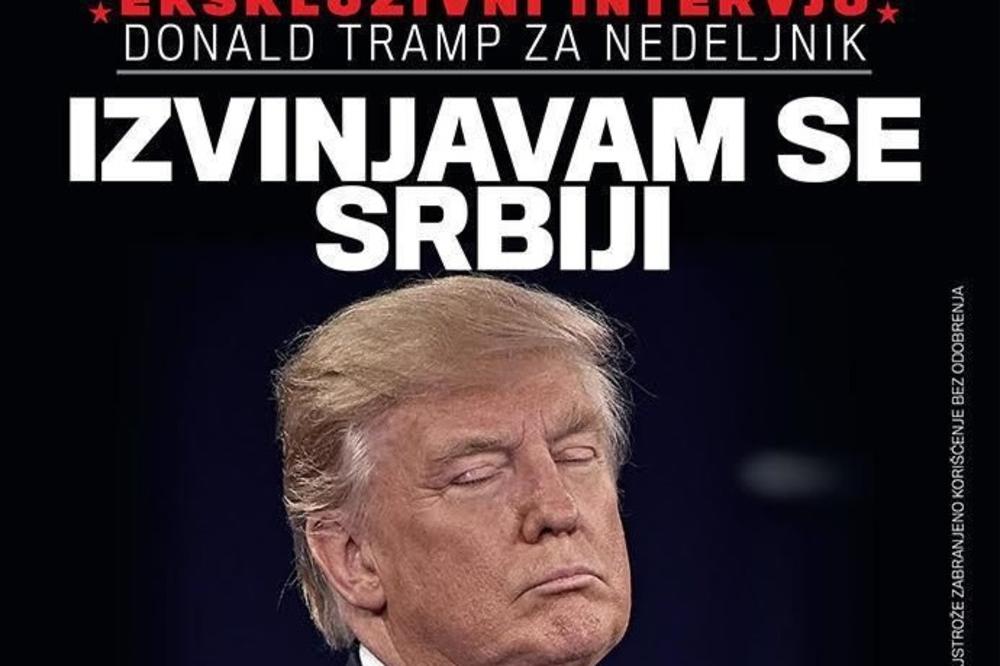 Redakcija Nedeljnika o intervjuu sa Trampom: Ili smo prevareni, ili je pogazio reč!