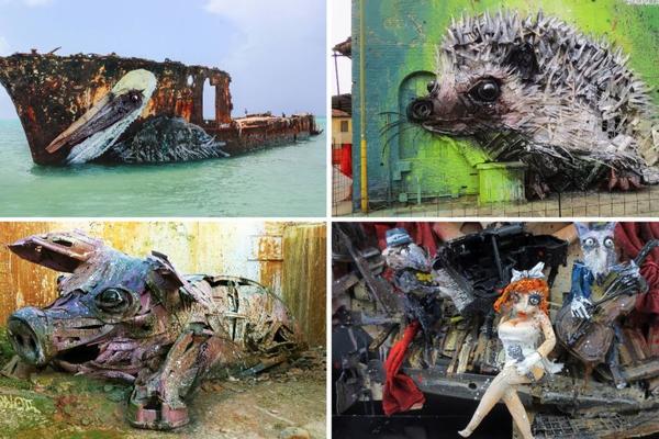 PRIRODA I ĐUBRE: Džinovske skulpture ovog umetnika šalju danas najvažniju poruku! (FOTO)