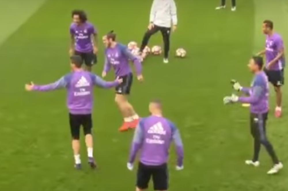 Kristijano Ronaldo izgubio kompas nakon što ga je Brazilac izvrteo kao petlića na treningu! (VIDEO)