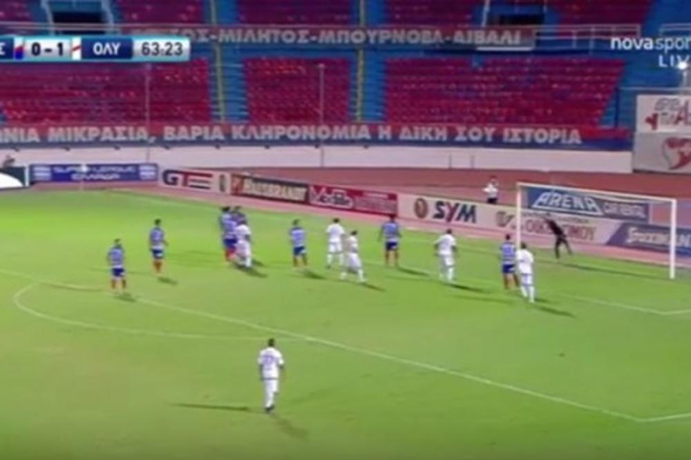 Kada Luka Milivojević izvodi slobodan udarac, onda je spektakularan gol zagarantovan! (VIDEO)