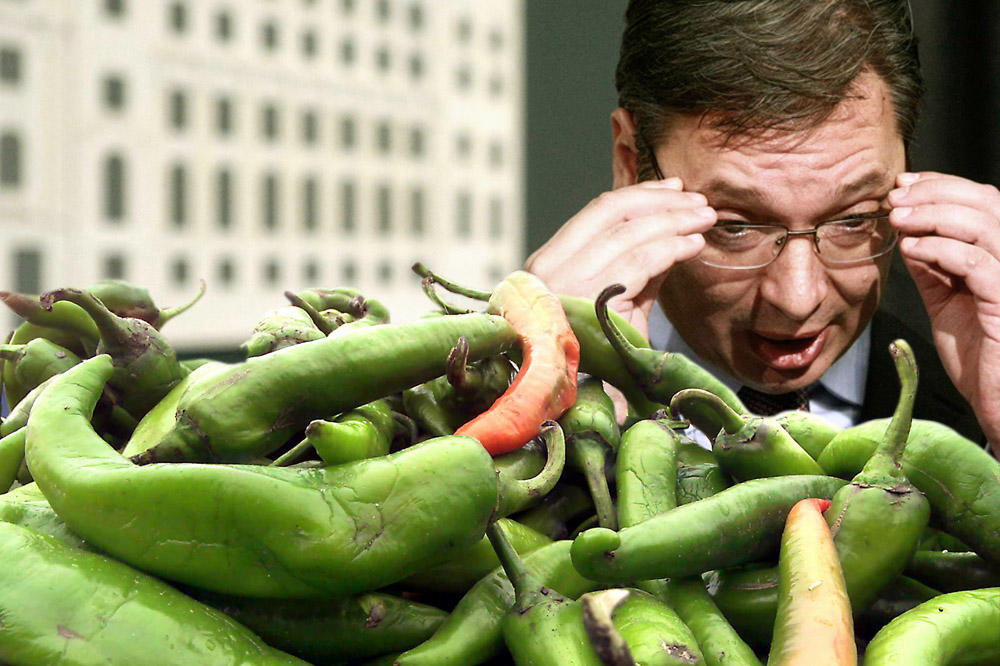 Vučić probao ljutu papriku: Ako umrem, Nedimoviću ti si kriv!
