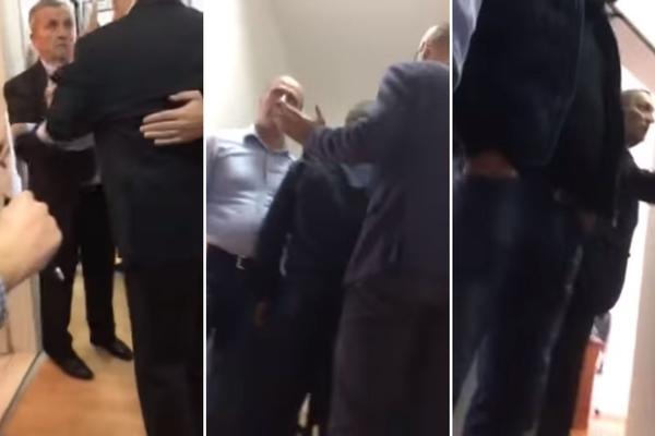 SEVALE PESNICE: Predsednik crnogorske izborne komisije nasrnuo na člana (VIDEO)