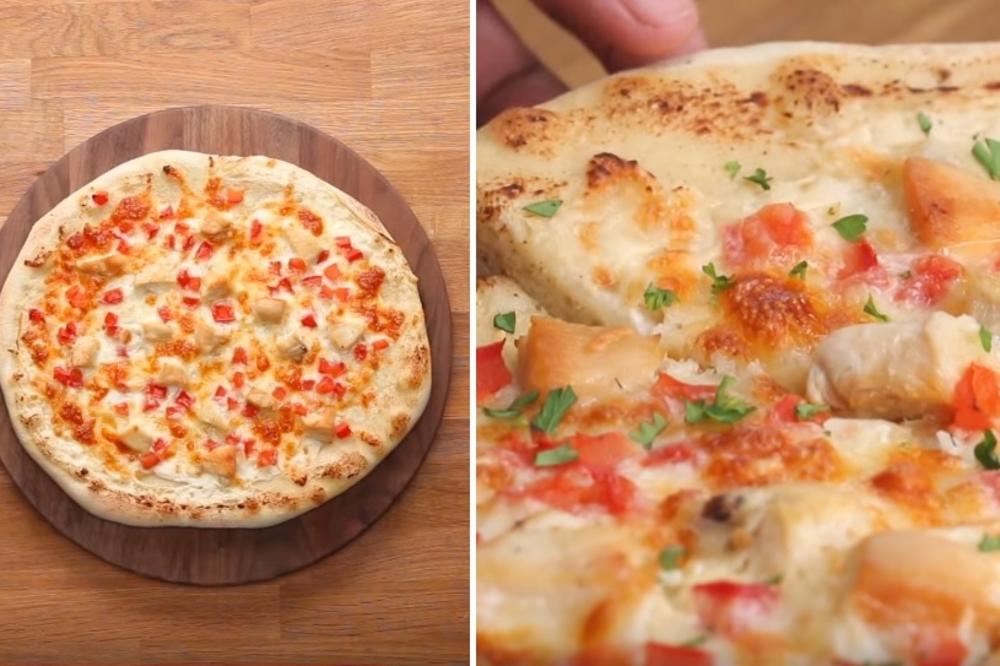 Pileća Alfredo pica je sve što ćete poželeti da jedete danas (RECEPT) (VIDEO)