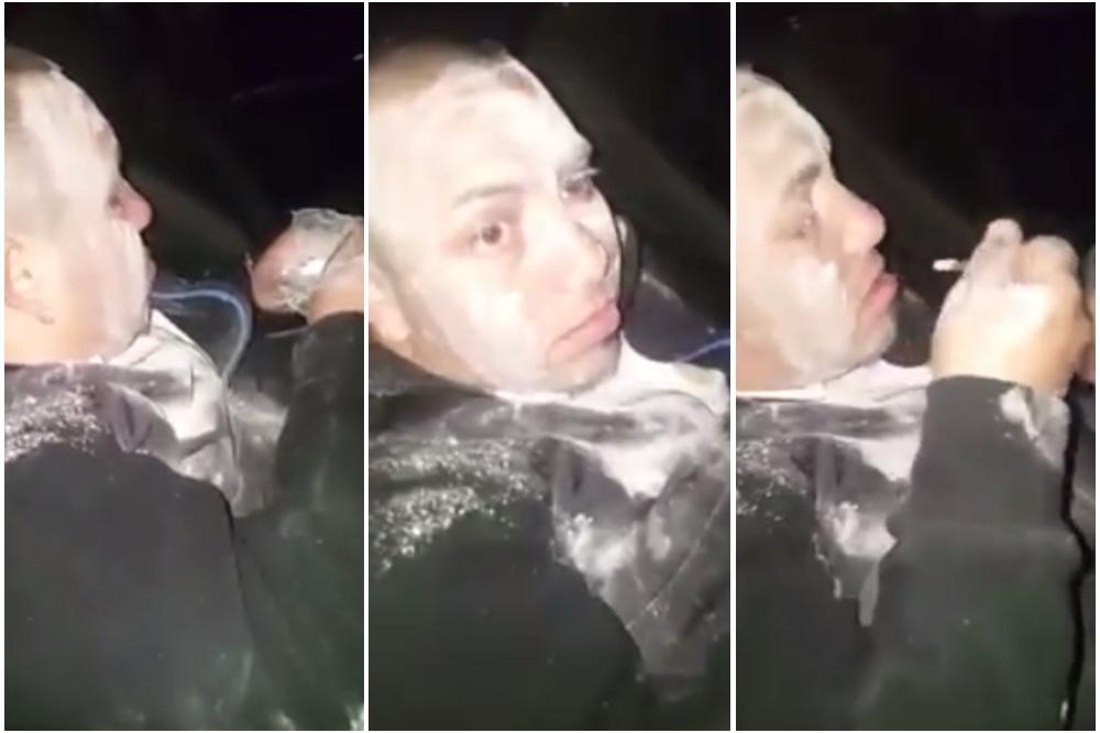 Kralj kokaina! Zagnjuri glavu u belo i nije mu dosta! (VIDEO)