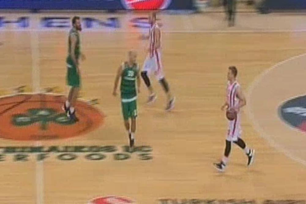 Deset metara je za njega zicer: Novo pojačanje Zvezde magičnim košem ugasilo Atinu! (VIDEO)