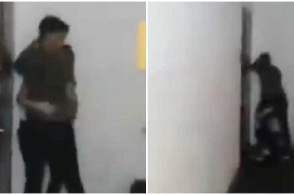 Oralno zadovoljavala dečka nasred hodnika, a onda je domar dobio nervni slom! (VIDEO)