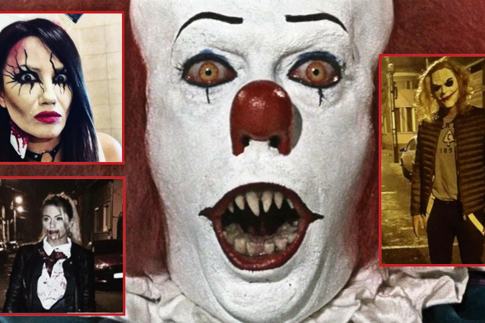 Srpska estrada za Halloween: Jedna ispala iz pornića, a i klovn IT će pobeći kad vidi Kokićku i Editu!