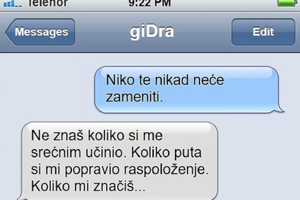 Posle ove jedne SMS poruke, ona je pristala DA SE UDA ZA NJEGA!
