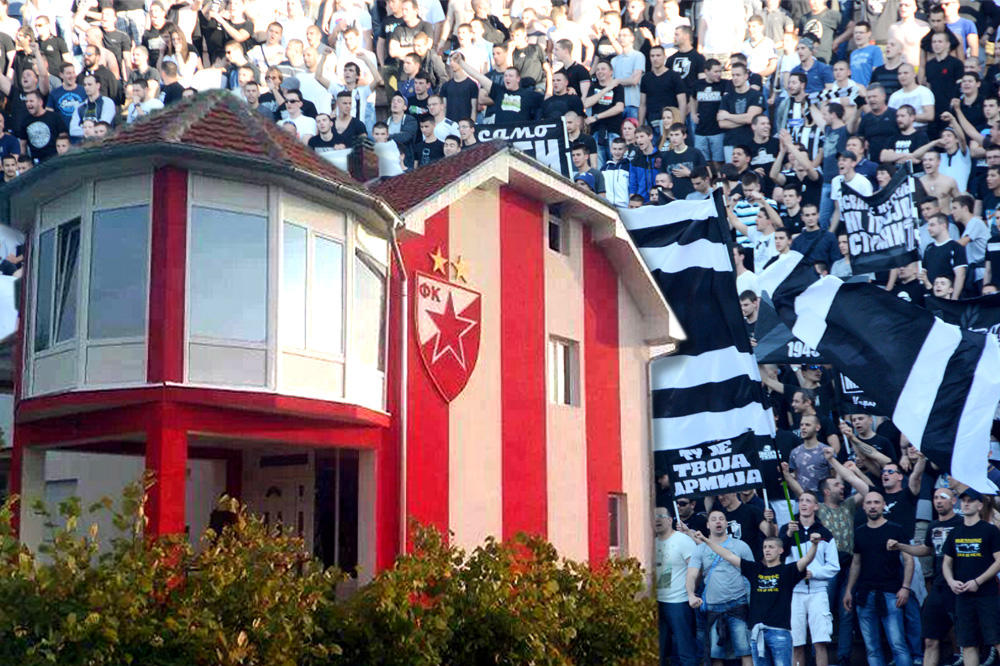 IMA LI VEĆEG DELIJE U SRBIJI? Okružen Grobarima, napravio Zvezdin fudbalski hram! (FOTO)