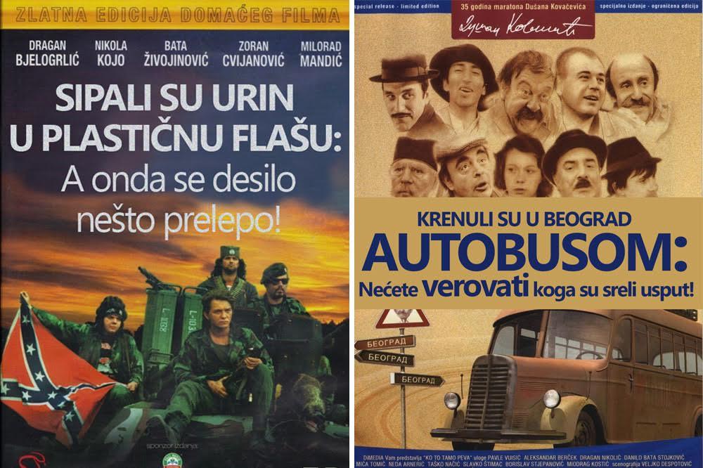 SIPALI SU URIN U FLAŠU, A ONDA JE KUSTA SNIMIO NEŠTO ŠTO NIKO NE KAPIRA: Ovako bi se zvali naši najbolji filmovi, da su snimani danas! (FOTO)