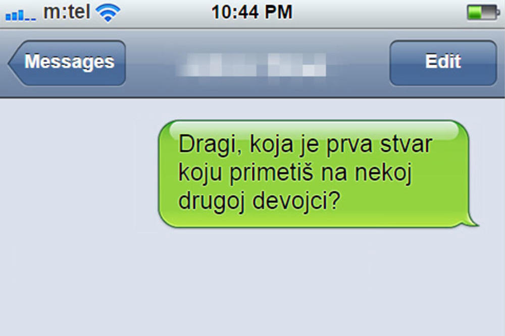 Oborio ju je s nogu sa ovom porukom!