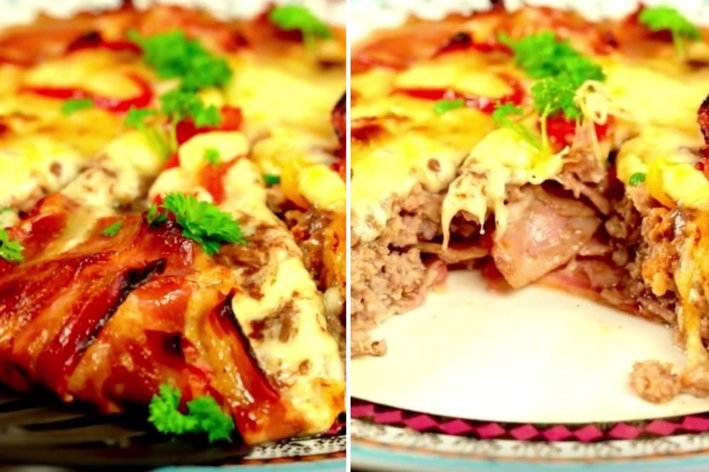 Do poslednjeg zalogaja! Posle pite sa mesom i slaninom ćete otkopčavati pantalone! (RECEPT) (VIDEO)