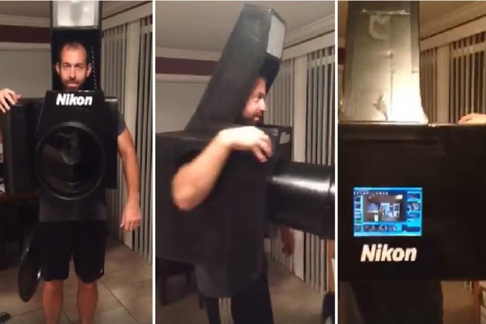 Toliko voli da škljoca, da je i sam postao fotoaparat! (VIDEO)