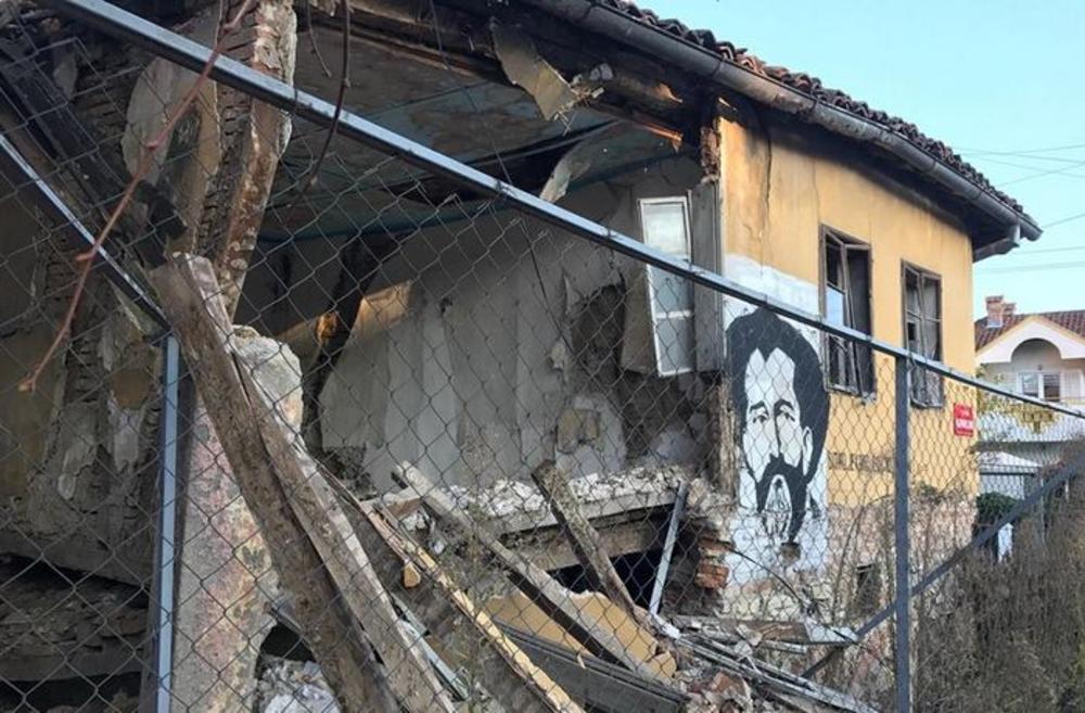 Srušena kuća Đure Jakšića  