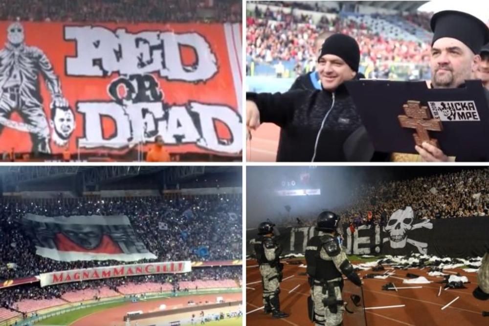 HOROR KOREOGRAFIJE HULIGANA: Javno vešanje, odsecanje glave, držanje opela i ratno huškanje! (FOTO) (VIDEO)