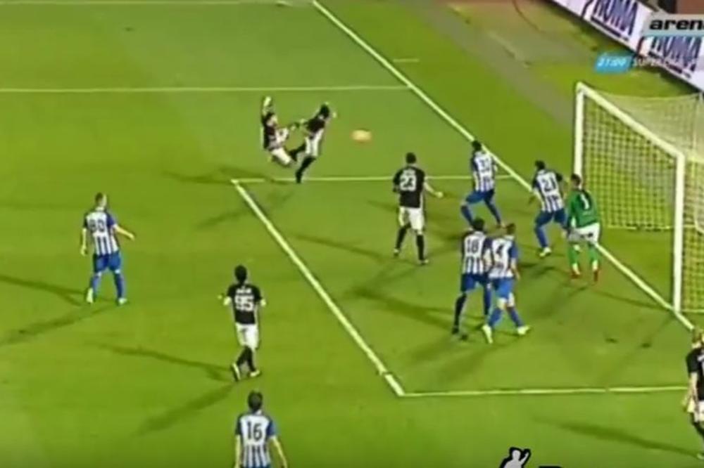 KO JE DAO GOL ZA PARTIZAN? Snimak pokazuje jedno, a Božinov tvrdi drugo! Nikome ništa nije jasno! (VIDEO)