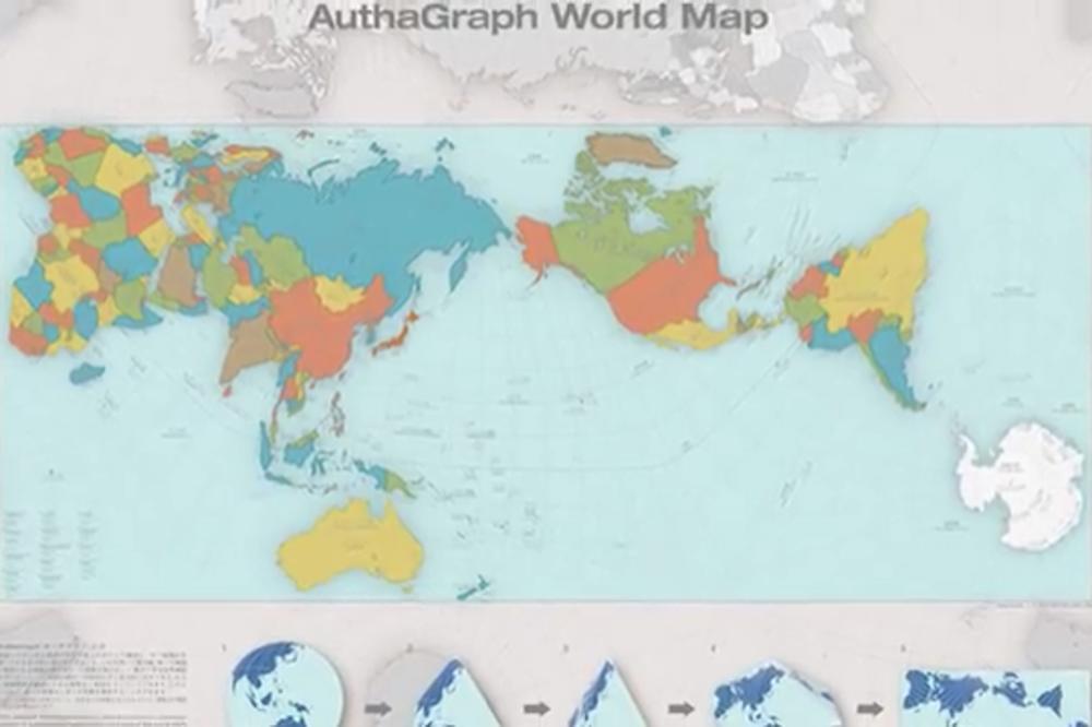 Japanac napravio mapu Zemlje koja će da promeni vaš pogled na svet (VIDEO)