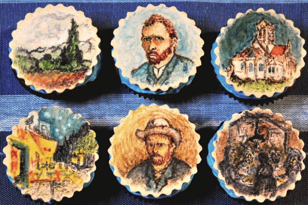 Mafini sa likom Van Goga i Frida Kalo torta: Saša je najgenijalniji umetnik za slatkiše koji pravi čuda! (FOTO)