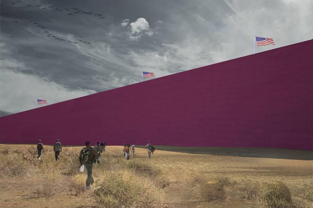 ROZE, NA RADOST! Ako se Tramp useli u Belu kuću ovako će izgledati granica SAD sa Meksikom! (FOTO)