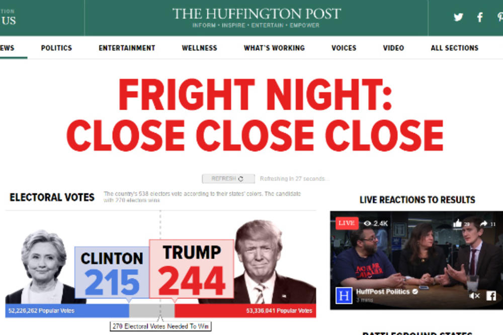 OPROSTILI MU RUŽNU PROŠLOST: Hafington post uklonio napomenu o Trampu kao lažljivcu i rasisti!