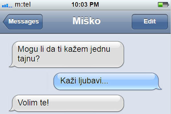 Rekao joj je tajnu, ali nije očekivao ovakav odgovor!