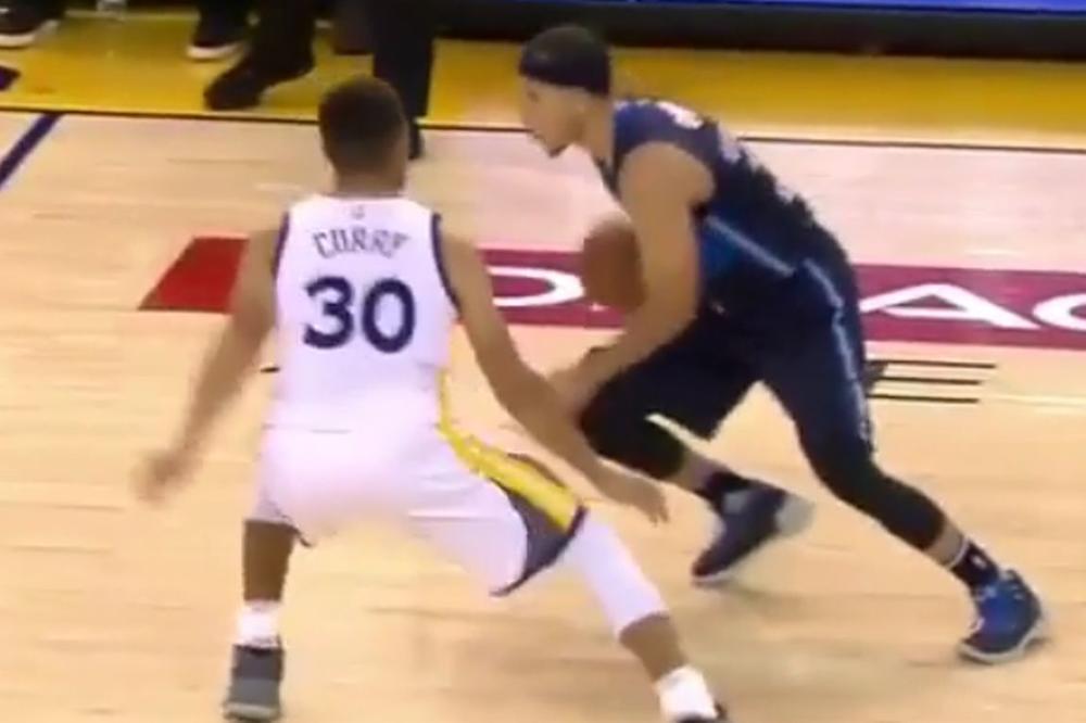 KARIJA POVREDIO ROĐENI BRAT: Izlomio ga driblingom, pa je Stef završio u svlačionici! (VIDEO)