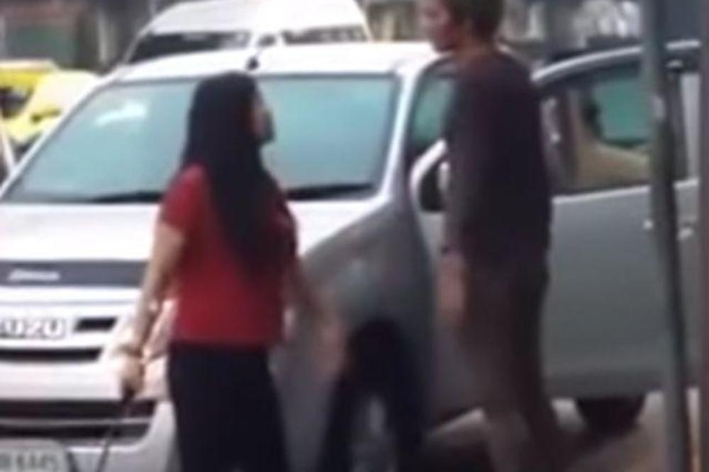 Svađali su se, a onda je ona izvadila MAČETU! Ovako se pijani muž šalje kući! (VIDEO)