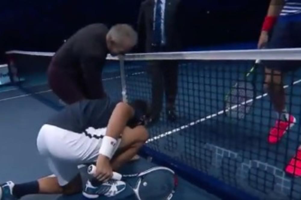 PLAKALI OD SMEHA: Pre meča Novaka i Raonića desio se bizaran momenat koji je oborio sve prisutne sa nogu! (VIDEO)
