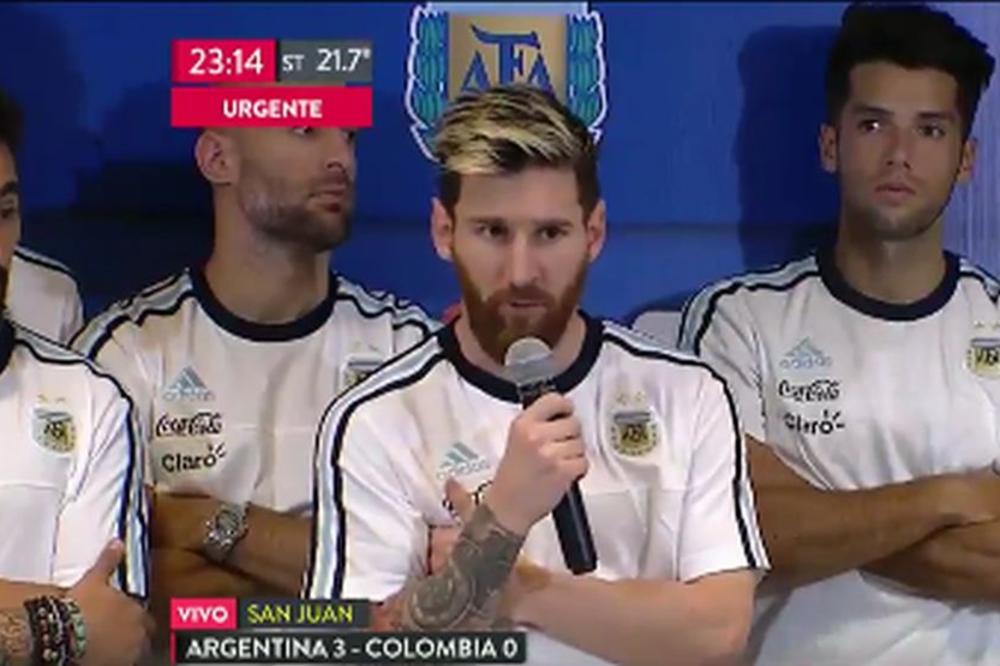 Mesi i saigrači došli, pa napustili konferenciju, jer je jedan od njih optužen da je pušio marihuanu! (VIDEO)