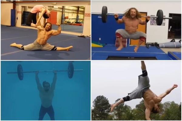 KAKVA ZVER OD ČOVEKA! Stvarno, ovo što radi ZAISTA nije normalno! (VIDEO)