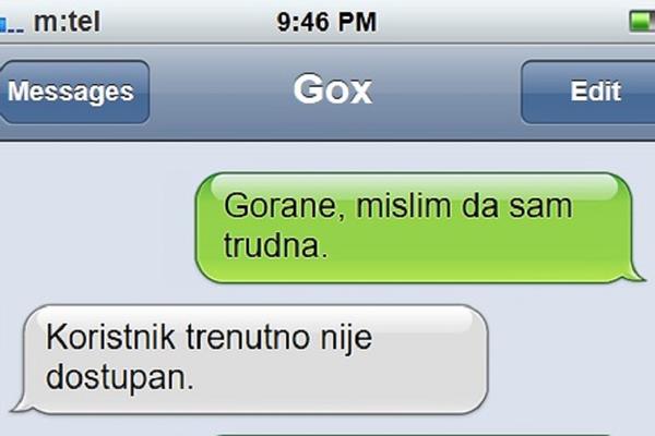 Saopštila mu je DA JE TRUDNA, da li je realno da je on ovako odgovorio?