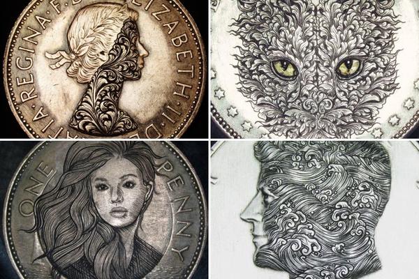 To je MAJSTOR! Pravi NEVEROVATNE GRAVURE na novčićima! (FOTO) (VIDEO)