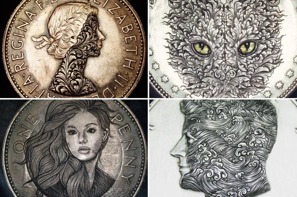 To je MAJSTOR! Pravi NEVEROVATNE GRAVURE na novčićima! (FOTO) (VIDEO)