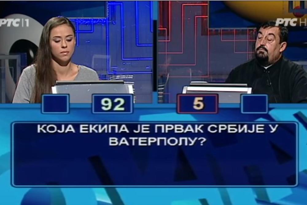 KAD ČUJETE OVOG POPA U SLAGALICI, POĆI ĆE VAM SUZE OD SMEHA: Pa ovo je NEPREVAZIĐEN ODGOVOR! (VIDEO)