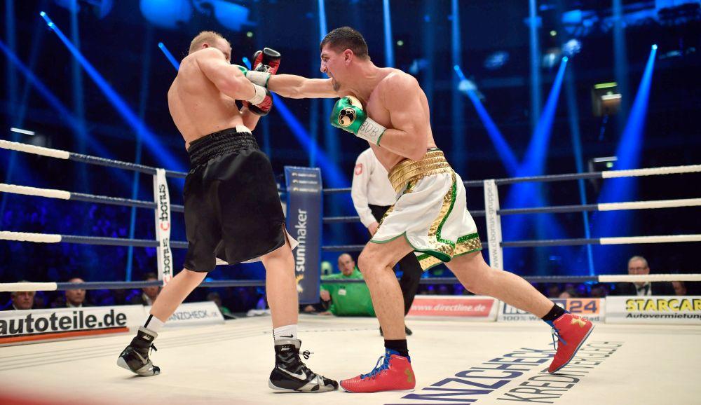 Marko Huk na jednoj od svojih borbi