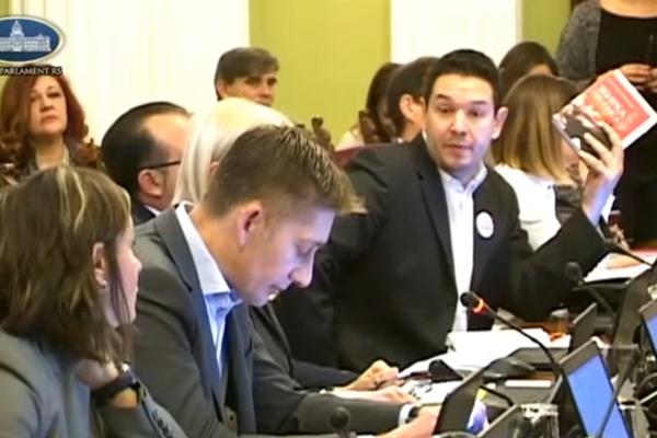 HAOS NA SEDNICI ODBORA: Martinoviću, ti si NAJVEĆA sramota! 8 poslanika kažnjeno! (VIDEO)