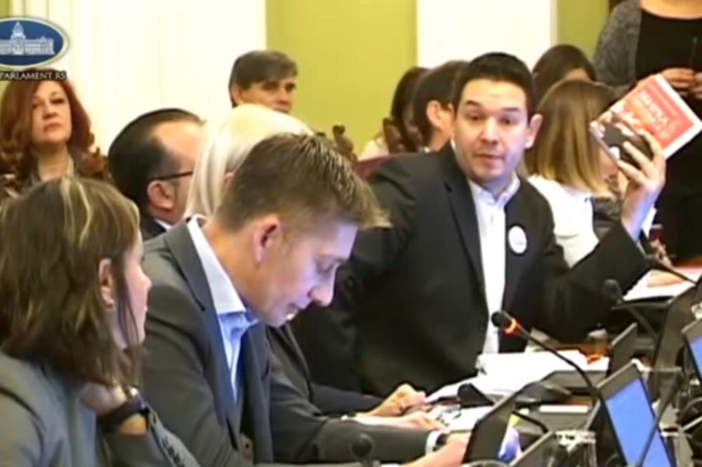 HAOS NA SEDNICI ODBORA: Martinoviću, ti si NAJVEĆA sramota! 8 poslanika kažnjeno! (VIDEO)