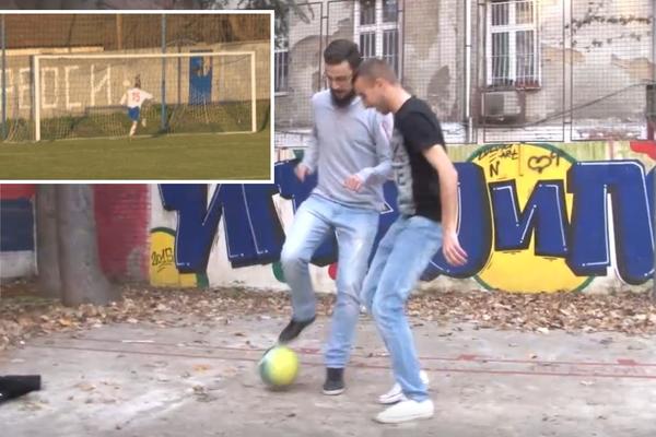 PROMAŠIO JE CEO GOL S POLA METRA, ALI JE ZATO NAMA OBJASNIO NEKE STVARI: 1 na 1 sa fudbalerom o kome bruji planeta! (VIDEO)