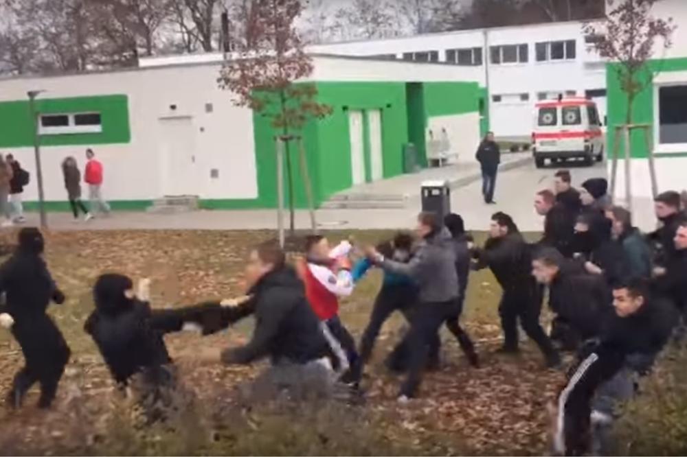 Tuča kakvu dugo nismo videli: Nemački huligani - 20 na 20 - samo na ruke! (VIDEO)