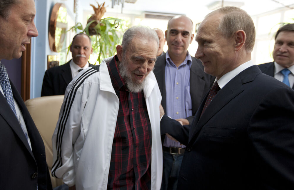 Fidel Kastro i Vladimir Putin 