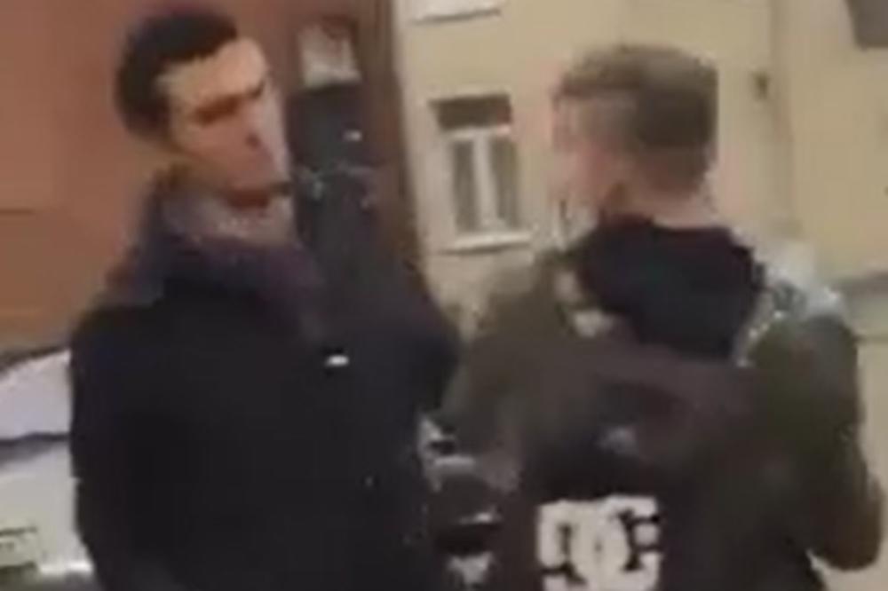 AU, KAKO SE ČULO: Mislio da preti šonji, pa dobio po njonji (VIDEO)