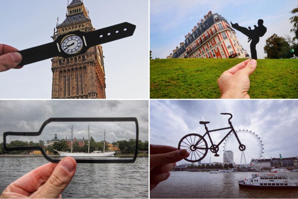 Uz malo papira napravio je lude verzije čuvenih spomenika! (VIDEO)