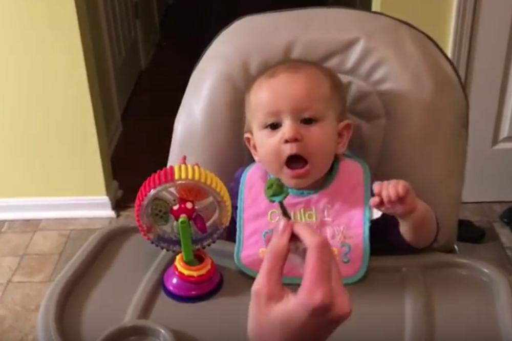 BOLI GLAVA: Ono kada prvi put probaš brokoli! (VIDEO)