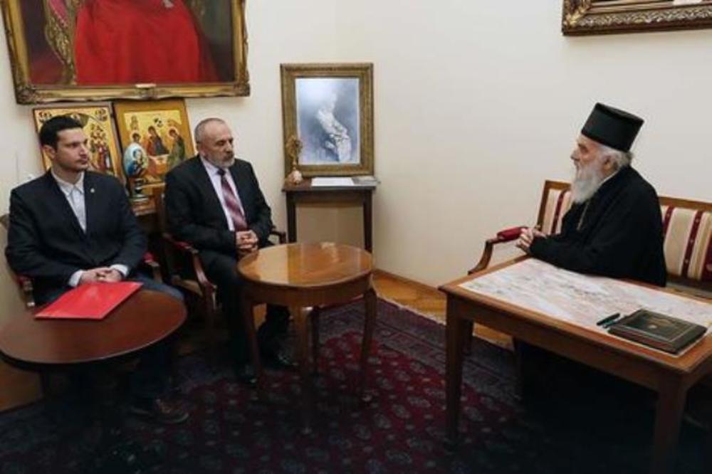 Irinej primio Rističevića u Patrijaršiji, povod - nepoznat!