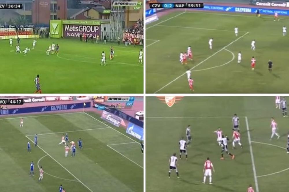 DELIJE, BIRAJTE - PROJEKTILI ILI LEPOTICE: Zvezda otkrila 7 kandidata za najlepši gol u 2016. (VIDEO)