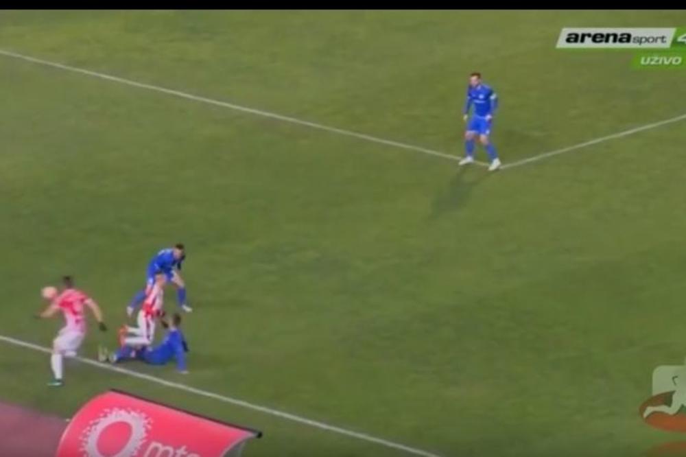 JEZIVI KRICI SE PROLAMALI MARAKANOM: Užasna povreda Srđana Plavšića, fiksirana mu je noga! (VIDEO)