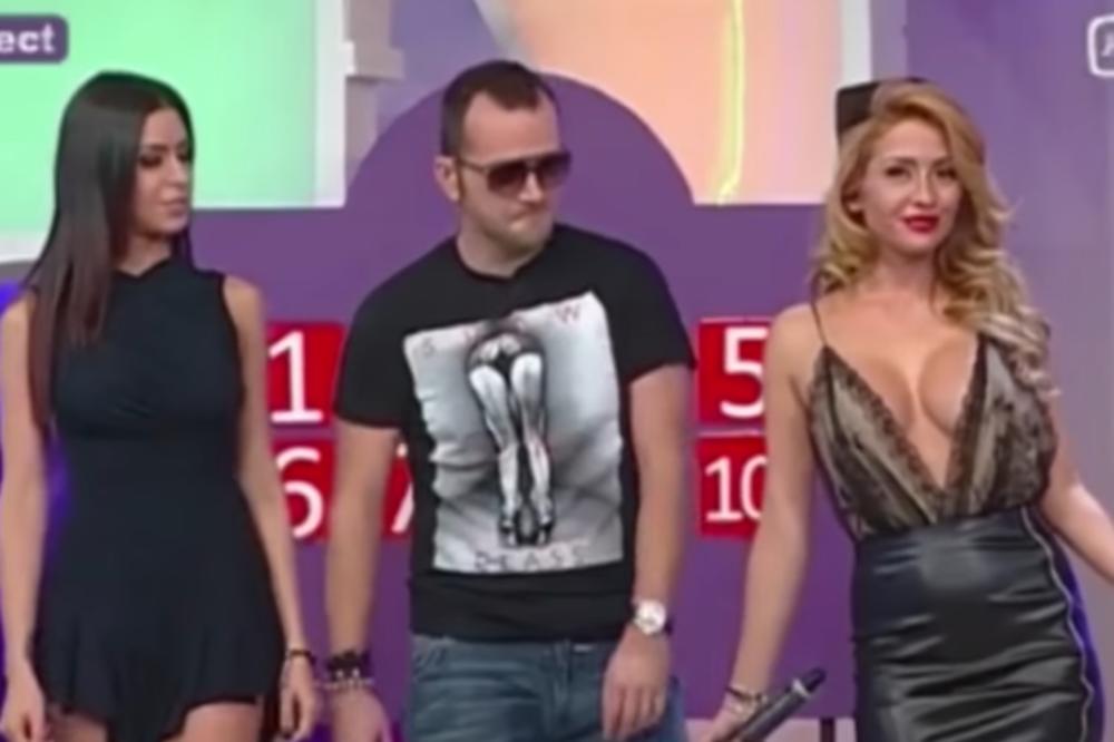 Seksi voditeljka je pričala, i pričala i pričala...a onda je sela, i ispala joj je... (VIDEO)