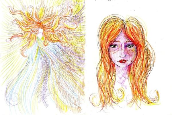 Uzela je LSD i nacrtala 11 portreta! Dejstvo se pojačava na svakom narednom crtežu! (FOTO)