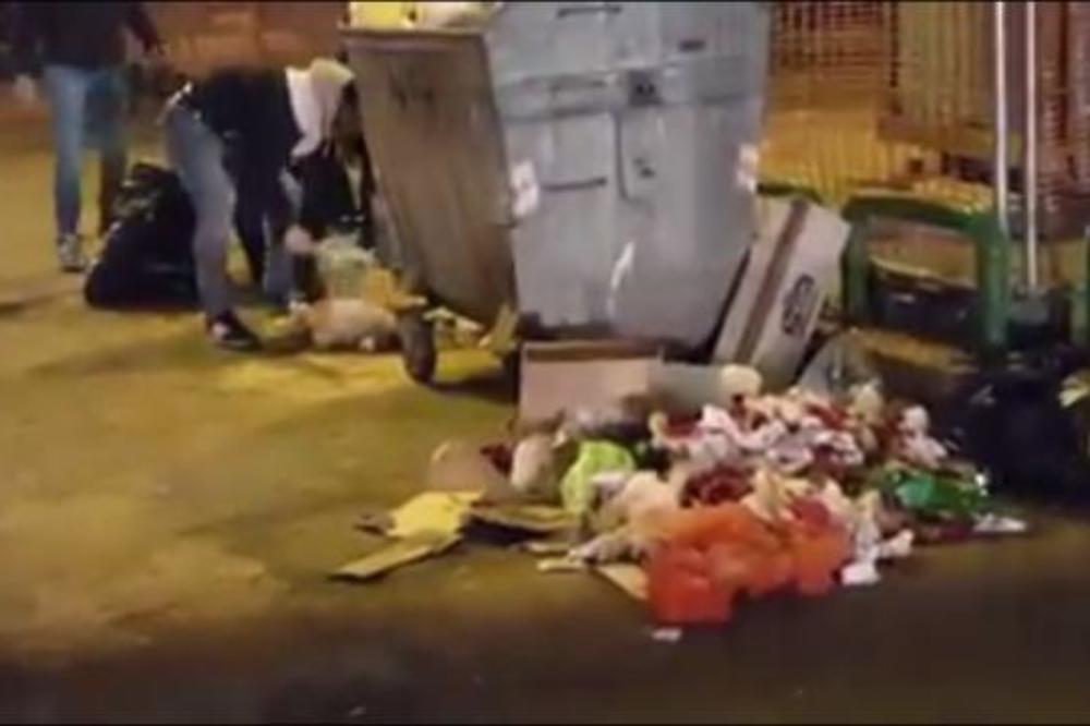 NOVI CAREVI BEOGRADA:  Mladići očistili nagomilano đubre ispod Brankovog! (VIDEO)